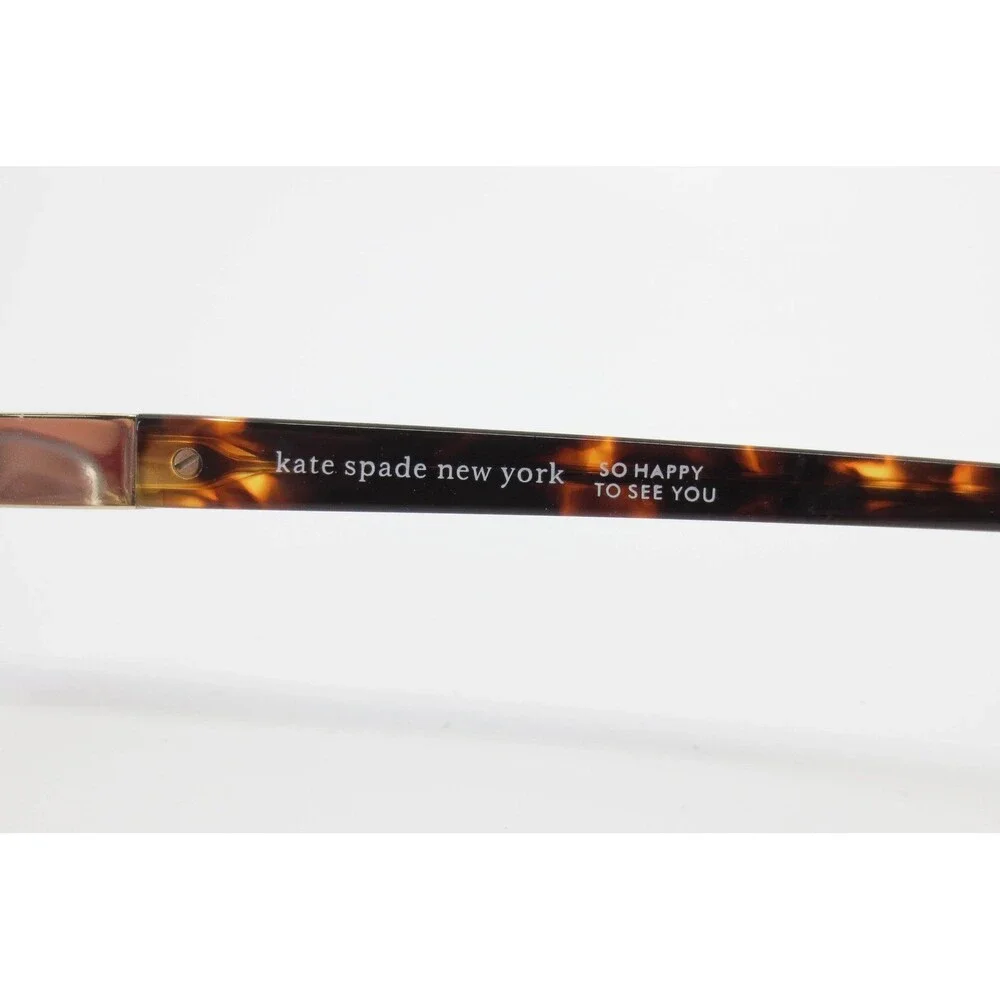 Kate Spade New York Glorianne WR9 Burgundy Tortoise Cat Eye Eyeglasses 53-16-140
